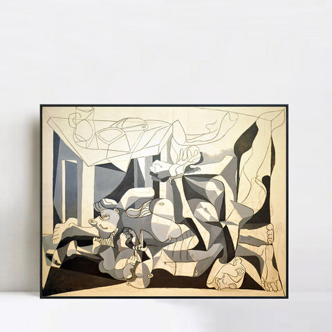 INVIN ART Framed Canvas Giclee Print Art picasso (9) by Pablo Picasso Wall Art Living Room Home Office Decorations