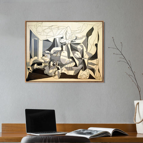 INVIN ART Framed Canvas Giclee Print Art picasso (9) by Pablo Picasso Wall Art Living Room Home Office Decorations