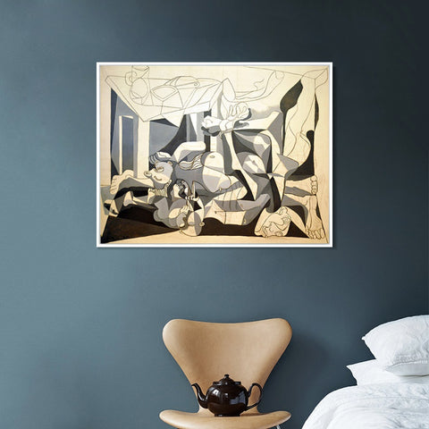 INVIN ART Framed Canvas Giclee Print Art picasso (9) by Pablo Picasso Wall Art Living Room Home Office Decorations