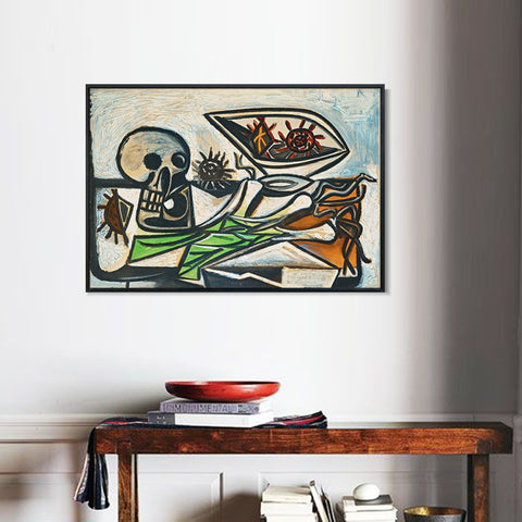 INVIN ART Framed Canvas Giclee Print Art Series#360 by Pablo Picasso Wall Art Living Room Home Office Decorations