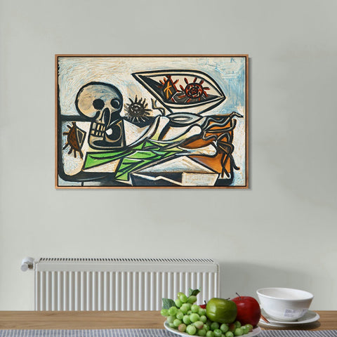 INVIN ART Framed Canvas Giclee Print Art Series#360 by Pablo Picasso Wall Art Living Room Home Office Decorations