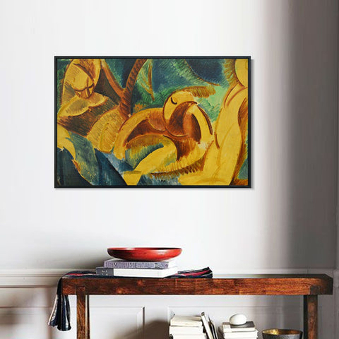 INVIN ART Framed Canvas Giclee Print Art Series#361 by Pablo Picasso Wall Art Living Room Home Office Decorations