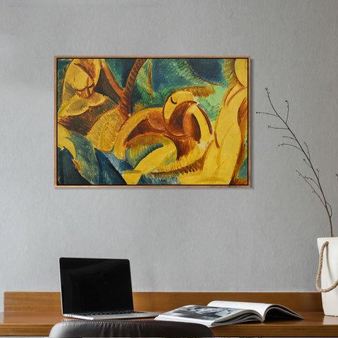 INVIN ART Framed Canvas Giclee Print Art Series#361 by Pablo Picasso Wall Art Living Room Home Office Decorations