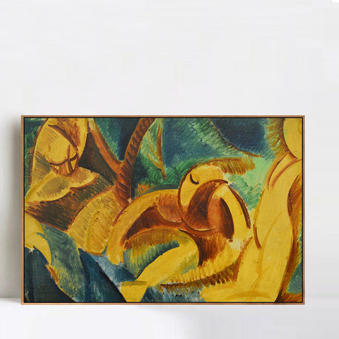 INVIN ART Framed Canvas Giclee Print Art Series#361 by Pablo Picasso Wall Art Living Room Home Office Decorations