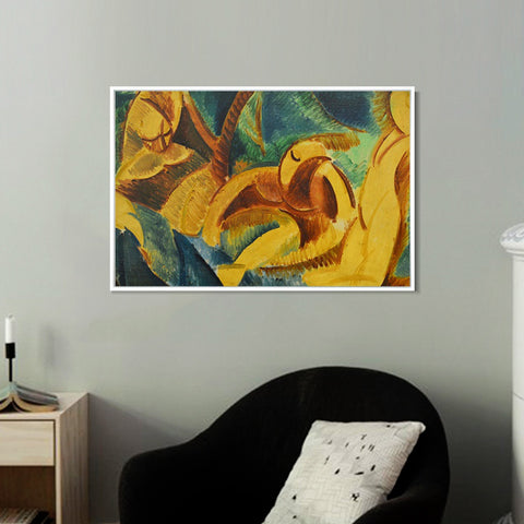 INVIN ART Framed Canvas Giclee Print Art Series#361 by Pablo Picasso Wall Art Living Room Home Office Decorations