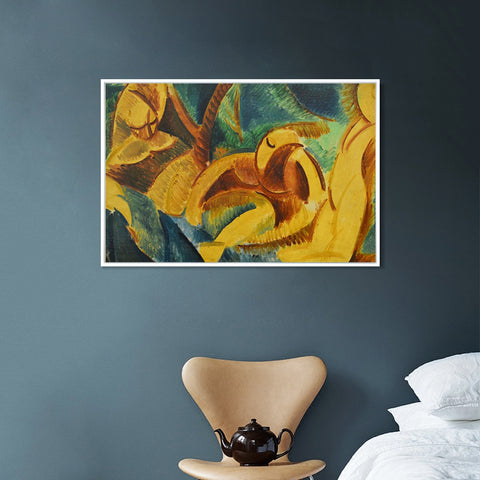 INVIN ART Framed Canvas Giclee Print Art Series#361 by Pablo Picasso Wall Art Living Room Home Office Decorations