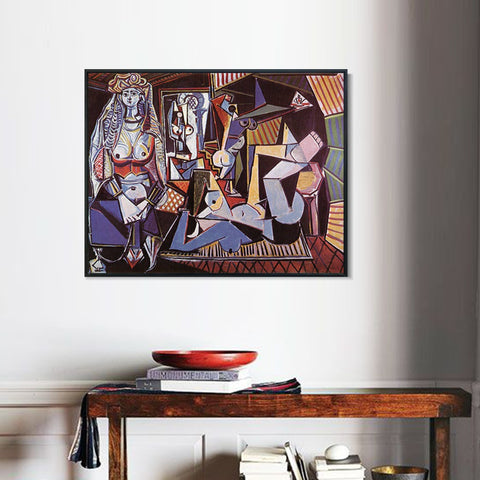 INVIN ART Framed Canvas Giclee Print Art picasso (2) by Pablo Picasso Wall Art Living Room Home Office Decorations