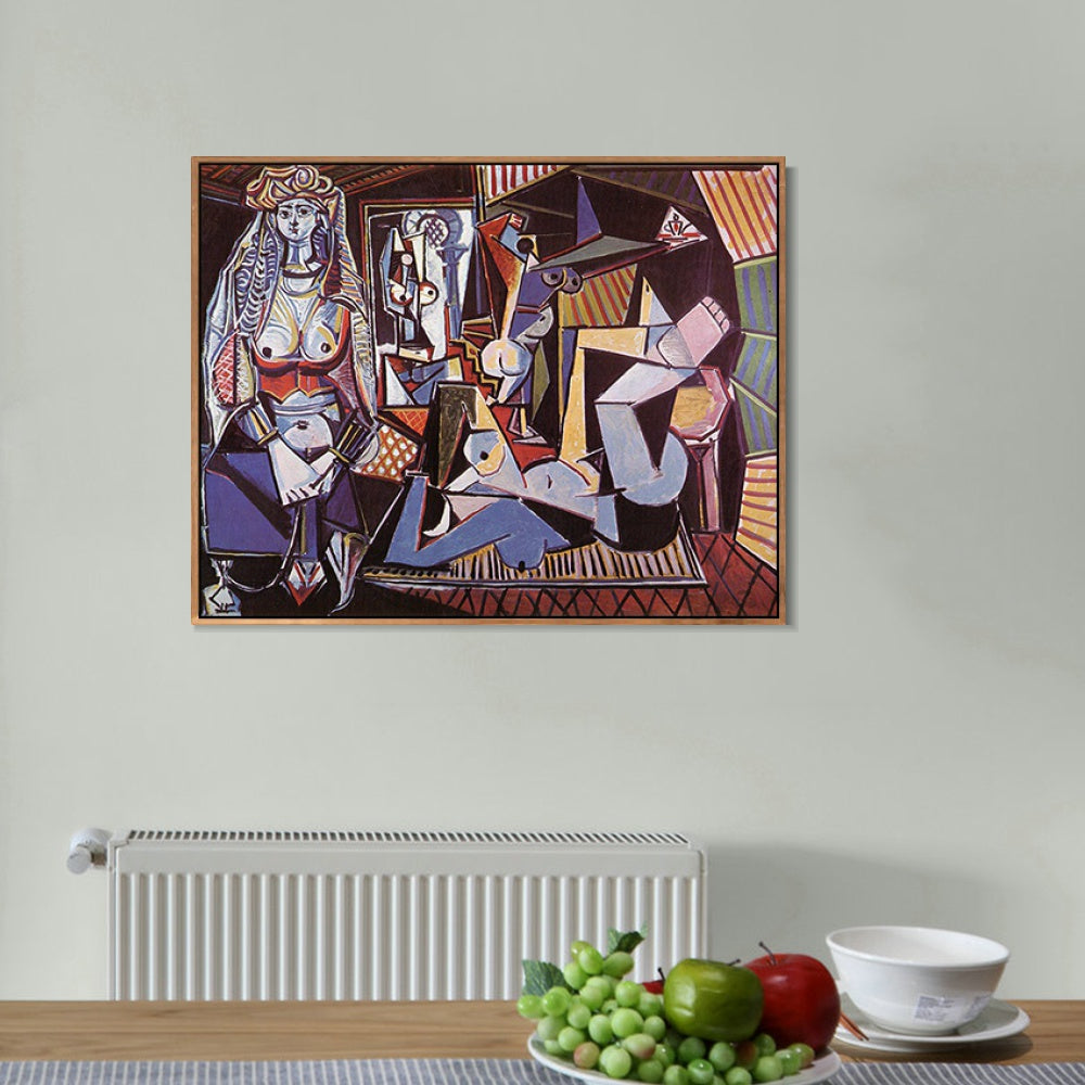 INVIN ART Framed Canvas Giclee Print Art picasso (2) by Pablo Picasso Wall Art Living Room Home Office Decorations