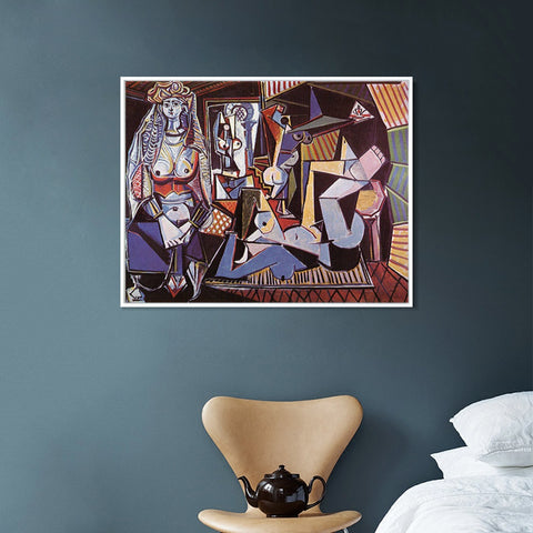 INVIN ART Framed Canvas Giclee Print Art picasso (2) by Pablo Picasso Wall Art Living Room Home Office Decorations