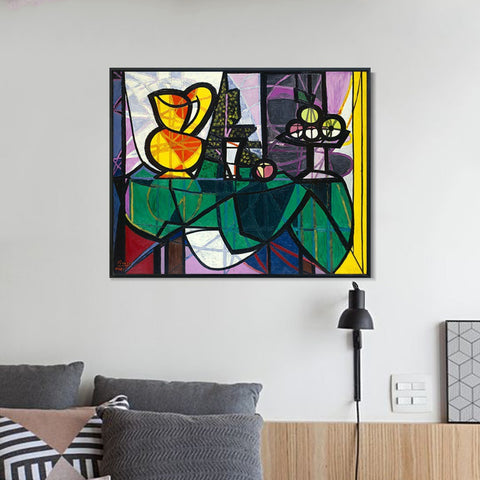 INVIN ART Framed Canvas Giclee Print Art picasso (3) by Pablo Picasso Wall Art Living Room Home Office Decorations
