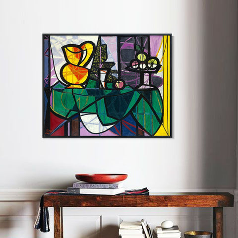 INVIN ART Framed Canvas Giclee Print Art picasso (3) by Pablo Picasso Wall Art Living Room Home Office Decorations