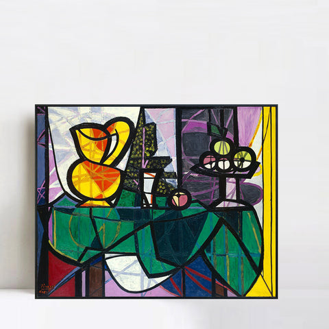 INVIN ART Framed Canvas Giclee Print Art picasso (3) by Pablo Picasso Wall Art Living Room Home Office Decorations