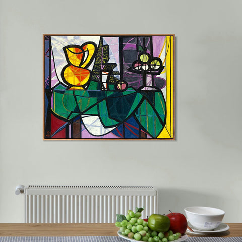 INVIN ART Framed Canvas Giclee Print Art picasso (3) by Pablo Picasso Wall Art Living Room Home Office Decorations