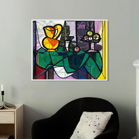 INVIN ART Framed Canvas Giclee Print Art picasso (3) by Pablo Picasso Wall Art Living Room Home Office Decorations