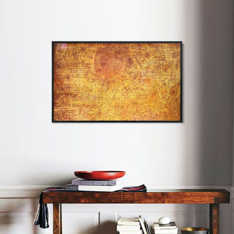 INVIN ART Framed Canvas Giclee Print freccia in giardino;1929;02 by Paul Klee Wall Art Living Room Home Office Decorations