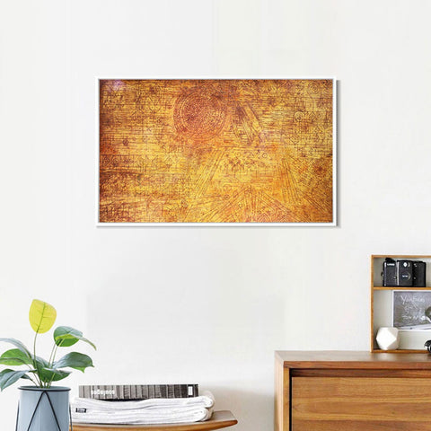 INVIN ART Framed Canvas Giclee Print freccia in giardino;1929;02 by Paul Klee Wall Art Living Room Home Office Decorations