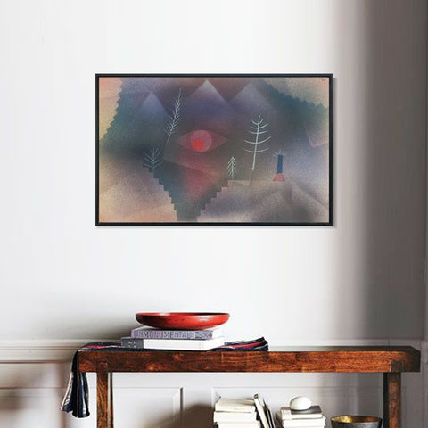 INVIN ART Framed Canvas Giclee Print freccia in giardino, 1929, 03 by Paul Klee Wall Art Living Room Home Office Decorations