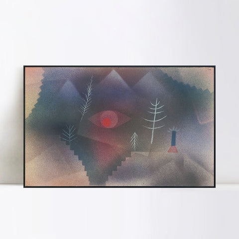 INVIN ART Framed Canvas Giclee Print freccia in giardino, 1929, 03 by Paul Klee Wall Art Living Room Home Office Decorations