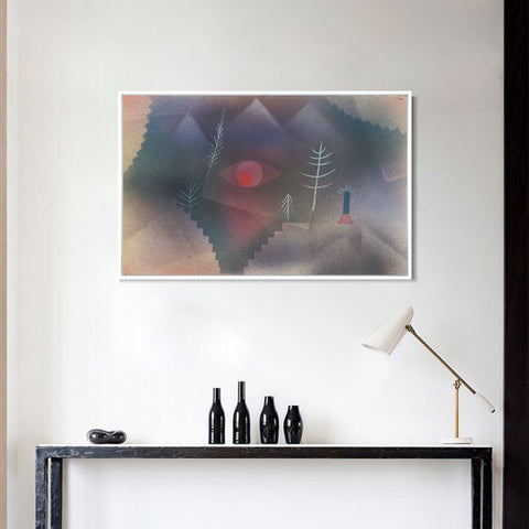 INVIN ART Framed Canvas Giclee Print freccia in giardino, 1929, 03 by Paul Klee Wall Art Living Room Home Office Decorations