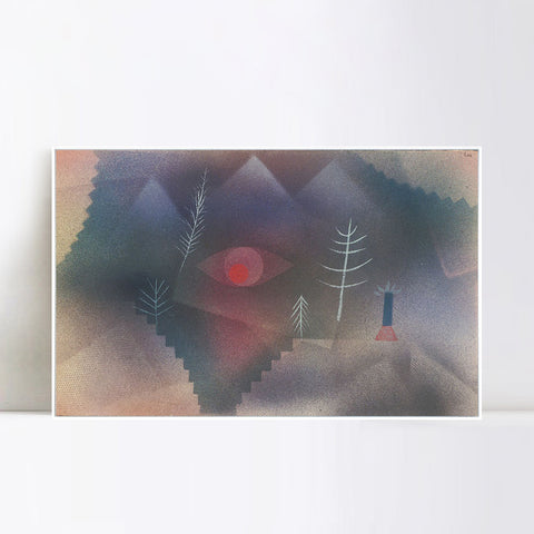 INVIN ART Framed Canvas Giclee Print freccia in giardino, 1929, 03 by Paul Klee Wall Art Living Room Home Office Decorations