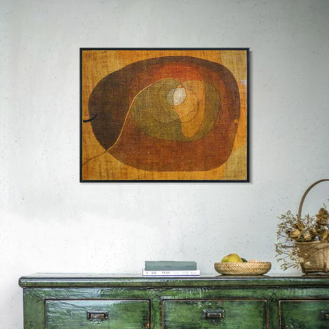 INVIN ART Framed Canvas Giclee Print The Fruit 1932 by Paul Klee Wall Art Living Room Home Office Decorations