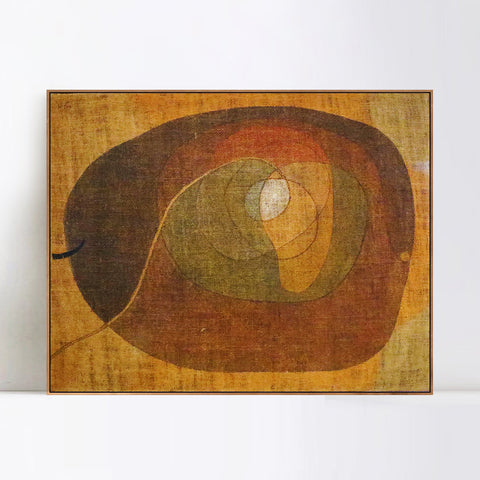 INVIN ART Framed Canvas Giclee Print The Fruit 1932 by Paul Klee Wall Art Living Room Home Office Decorations