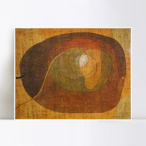 INVIN ART Framed Canvas Giclee Print The Fruit 1932 by Paul Klee Wall Art Living Room Home Office Decorations