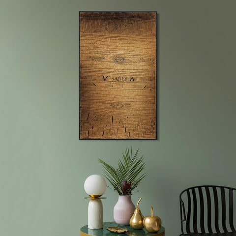 INVIN ART Framed Canvas Giclee Print Inscription by Paul Klee Wall Art Living Room Home Office Decorations