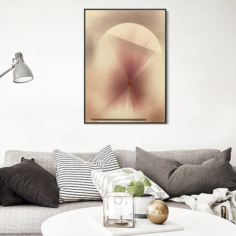 INVIN ART Framed Canvas Giclee Print Horizon;Zenith and Atmosphere by Paul Klee Wall Art Living Room Home Office Decorations