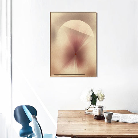 INVIN ART Framed Canvas Giclee Print Horizon;Zenith and Atmosphere by Paul Klee Wall Art Living Room Home Office Decorations
