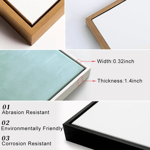 INVIN ART Framed Canvas Giclee Print Art Rider and Horses by Marc Chagall Wall Art Living Room Home Office Decorations