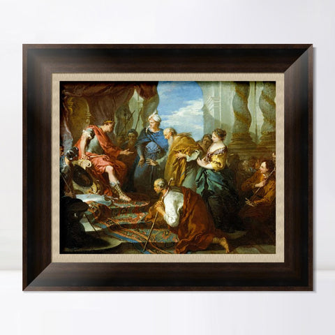 INVIN ART Framed Canvas Art Giclee Print Series#013 by Francois Boucher Wall Art Living Room Home Office Decorations