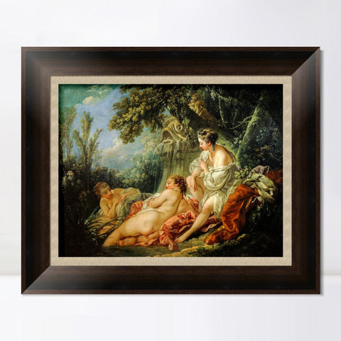 INVIN ART Framed Canvas Art Giclee Print Summer anagoria by Francois Boucher Wall Art Living Room Home Office Decorations