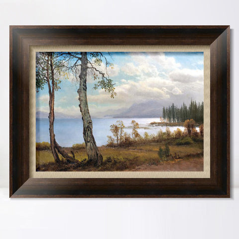 INVIN ART Framed Canvas Art Giclee Print Series#020 by Albert Bierstadt Wall Art Living Room Home Office Decorations