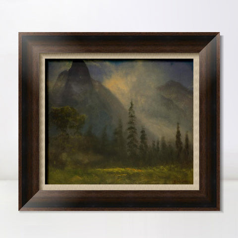 INVIN ART Framed Canvas Art Giclee Print life in the countryside by Albert Bierstadt Wall Art Living Room Home Office Decorations
