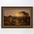 INVIN ART Framed Canvas Art Giclee Print Sunrise by Albert Bierstadt Wall Art Living Room Home Office Decorations
