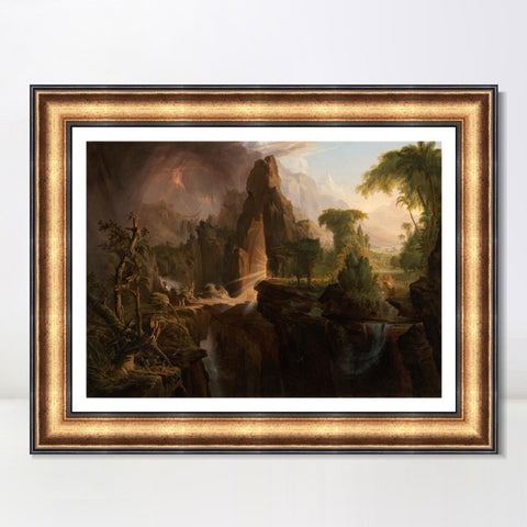 INVIN ART Framed Canvas Art Giclee Print Series#50 by Albert Bierstadt Wall Art Living Room Home Office Decorations