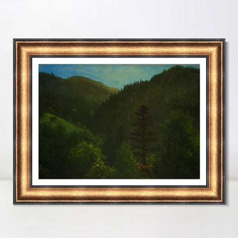 INVIN ART Framed Canvas Art Giclee Print Series#52 by Albert Bierstadt Wall Art Living Room Home Office Decorations