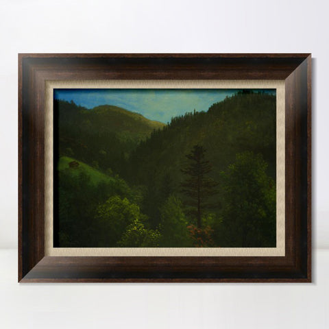 INVIN ART Framed Canvas Art Giclee Print Series#52 by Albert Bierstadt Wall Art Living Room Home Office Decorations