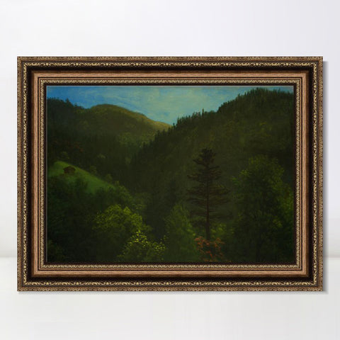 INVIN ART Framed Canvas Art Giclee Print Series#52 by Albert Bierstadt Wall Art Living Room Home Office Decorations