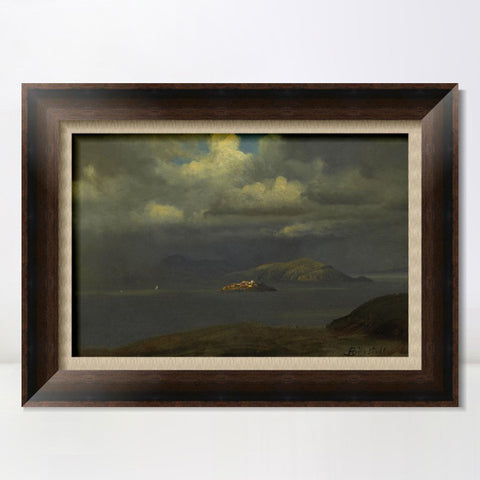 INVIN ART Framed Canvas Art Giclee Print Series#53 by Albert Bierstadt Wall Art Living Room Home Office Decorations