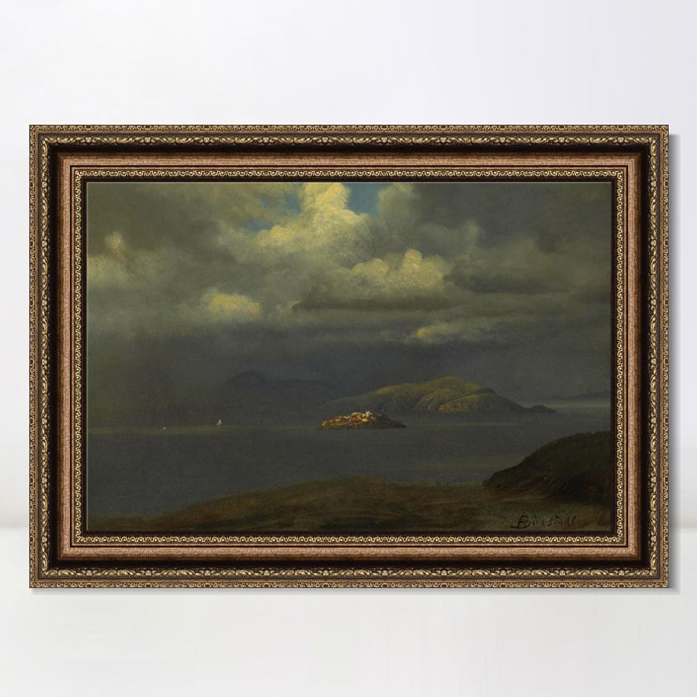 INVIN ART Framed Canvas Art Giclee Print Series#53 by Albert Bierstadt Wall Art