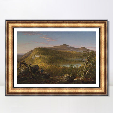 INVIN ART Framed Canvas Art Giclee Print Series#61 by Albert Bierstadt Wall Art Living Room Home Office Decorations
