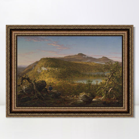 INVIN ART Framed Canvas Art Giclee Print Series#61 by Albert Bierstadt Wall Art Living Room Home Office Decorations