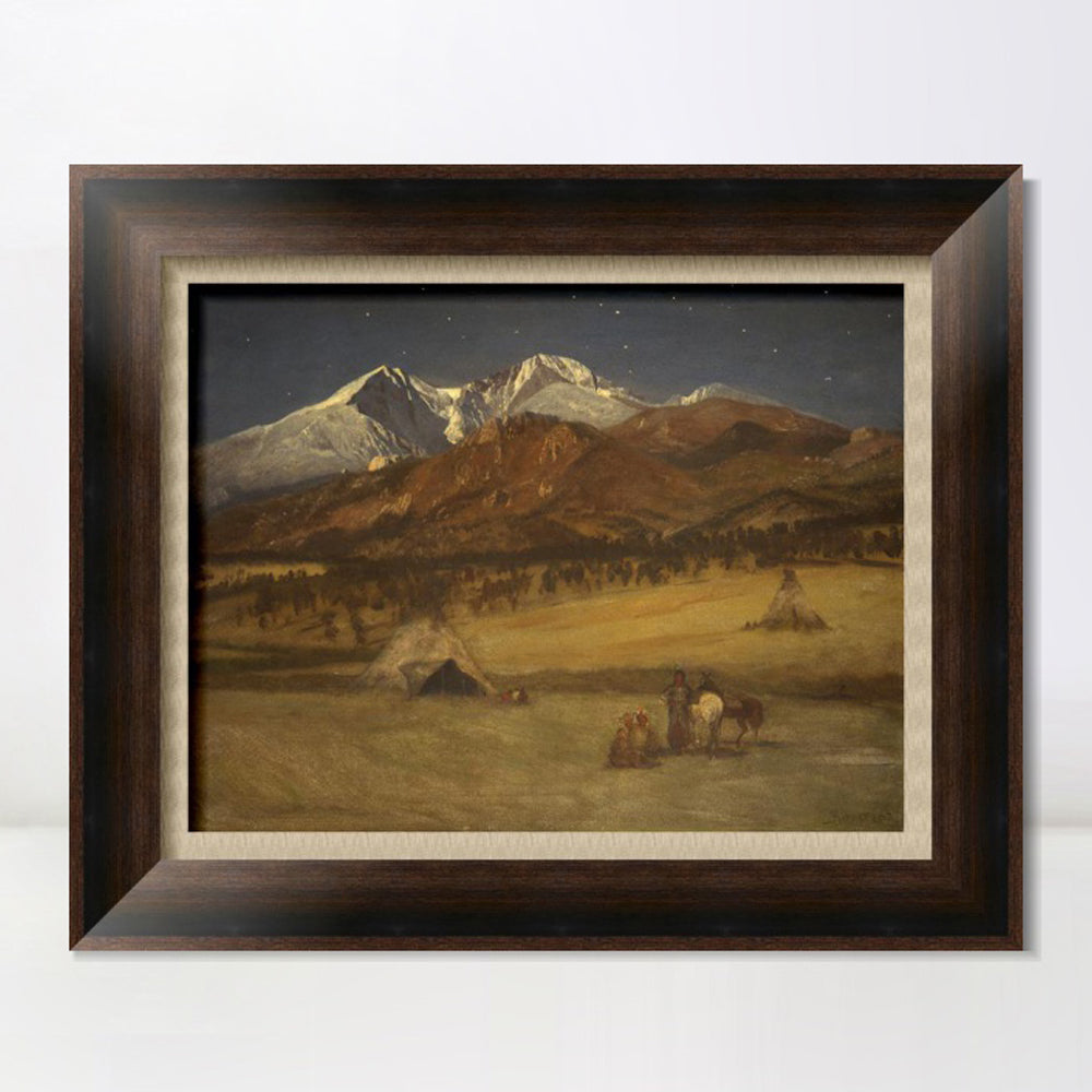 INVIN ART Framed Canvas Art Giclee Print Series#66 by Albert Bierstadt Wall Art