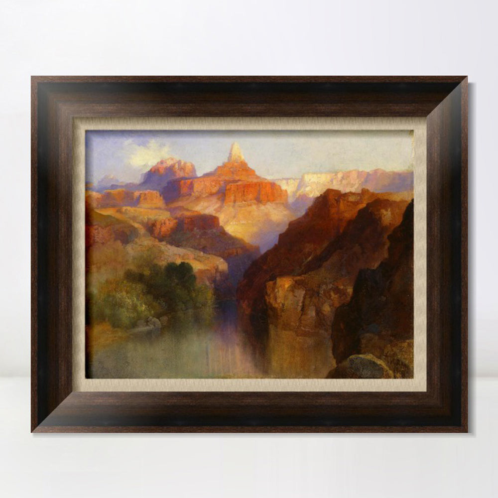INVIN ART Framed Canvas Art Giclee Print Mountains#4 by Albert Bierstadt Wall Art