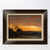 INVIN ART Framed Canvas Art Giclee Print Boat in sunset by Albert Bierstadt Wall Art Living Room Home Office Decorations