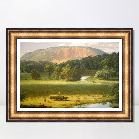 INVIN ART Framed Canvas Art Giclee Print Series#78 by Albert Bierstadt Wall Art Living Room Home Office Decorations
