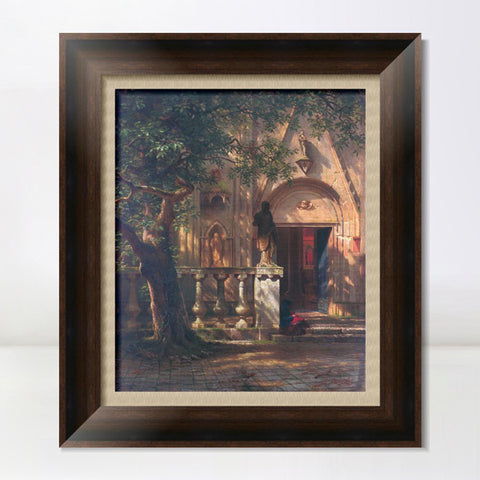 INVIN ART Framed Canvas Art Giclee Print Series#90 by Albert Bierstadt Wall Art Living Room Home Office Decorations