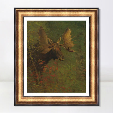 INVIN ART Framed Canvas Art Giclee Print Series#93 by Albert Bierstadt Wall Art Living Room Home Office Decorations